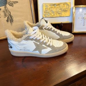 Golden Goose Sherpa lined Ballstar 38